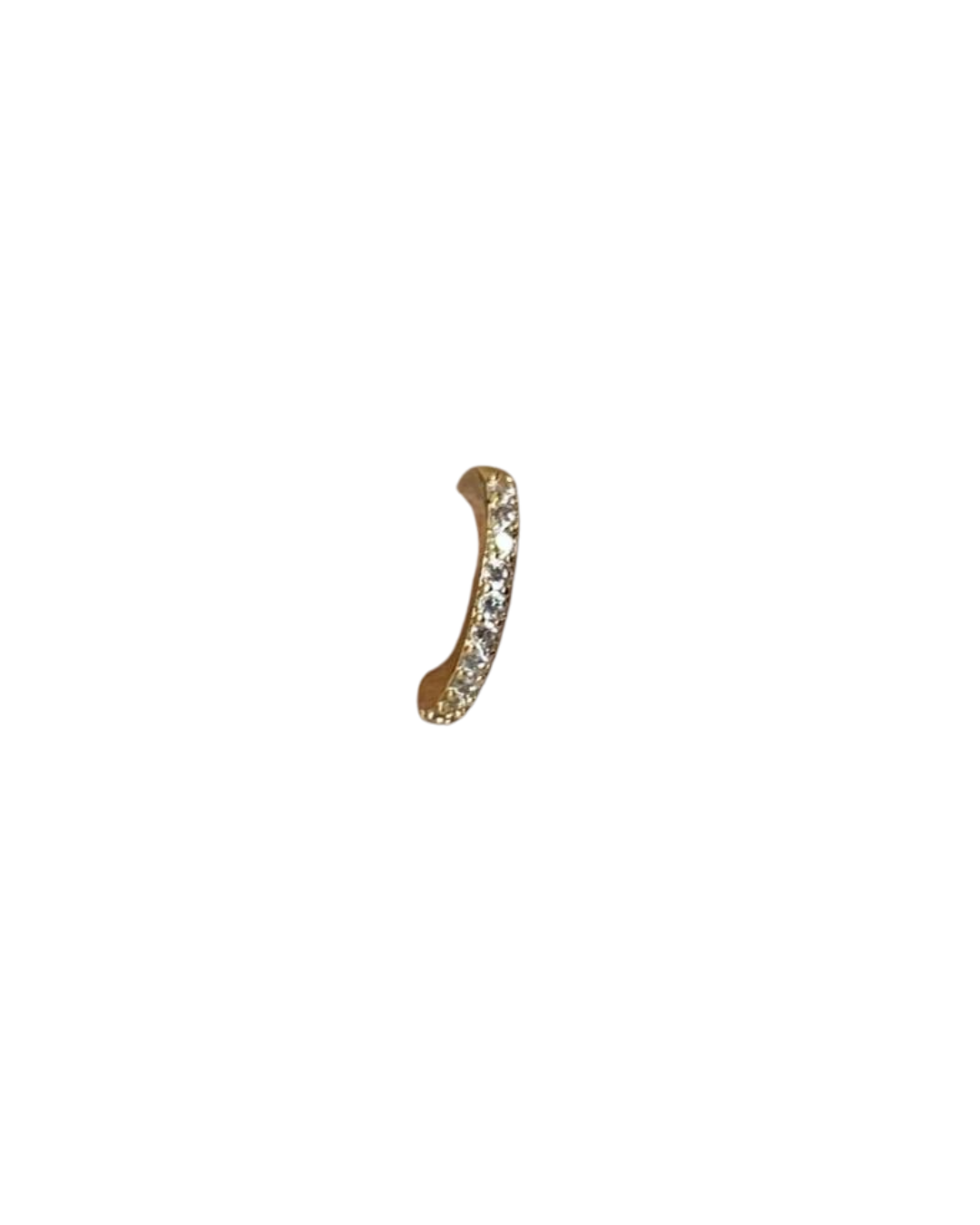 Piercing falso zircônias