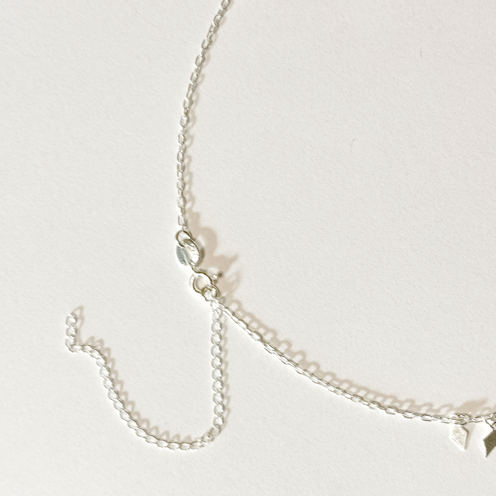 Choker Losangos Suspensos em Prata 925