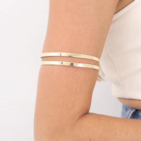 Bracelete ante braço semi joia ouro 18k