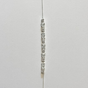 Pulseira Formas com Zircônia em Prata 925